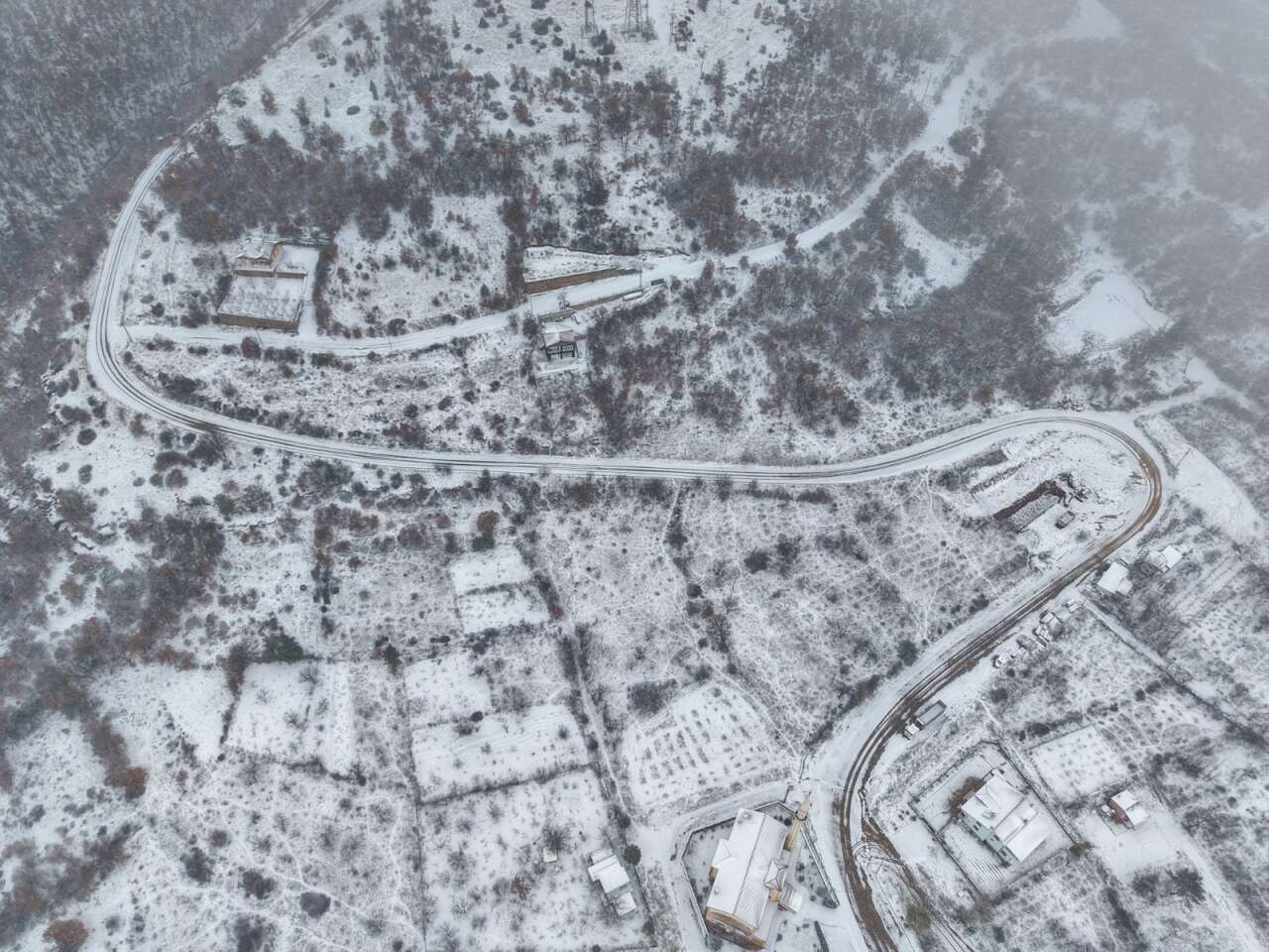 Konya’nın bu ilçesine kar çok yakıştı 5